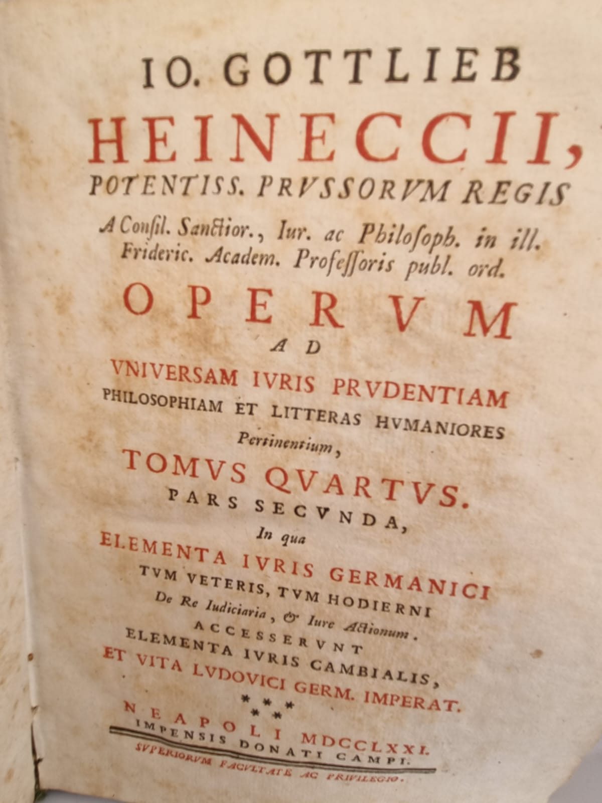 Libri giurisprudenza 1777