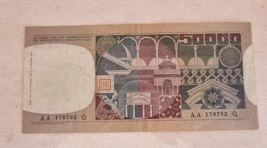 50.000 lire italiane